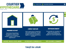 Tablet Screenshot of courtier-hypothecaire.com